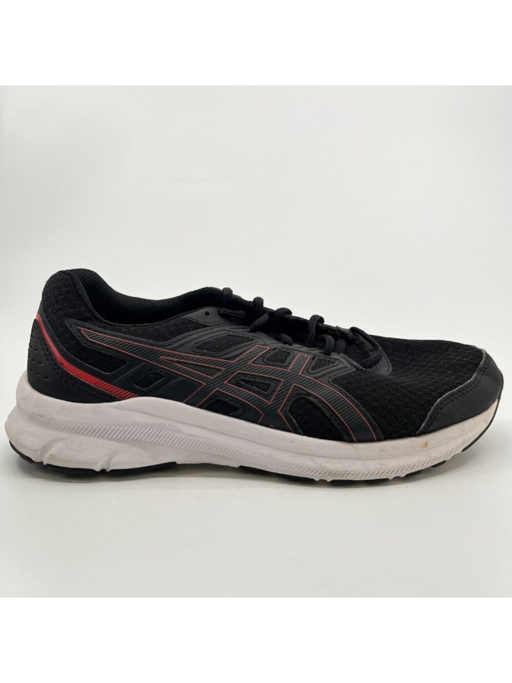 Asics Jolt 3 Mens Size 8 Black White Athletic Running Walking Shoes Sneakers